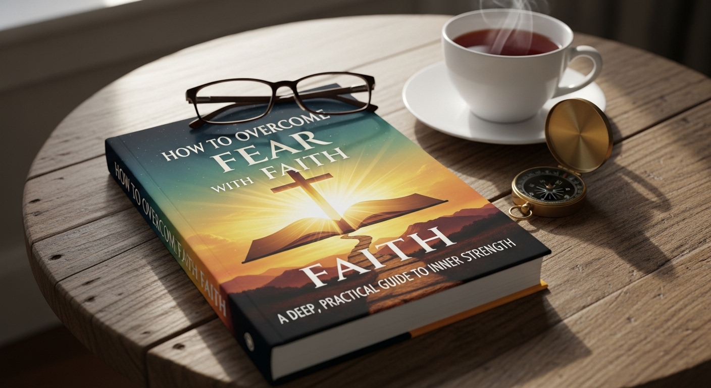 how to overcome fear with faith concept showing calm mindset and inner strength