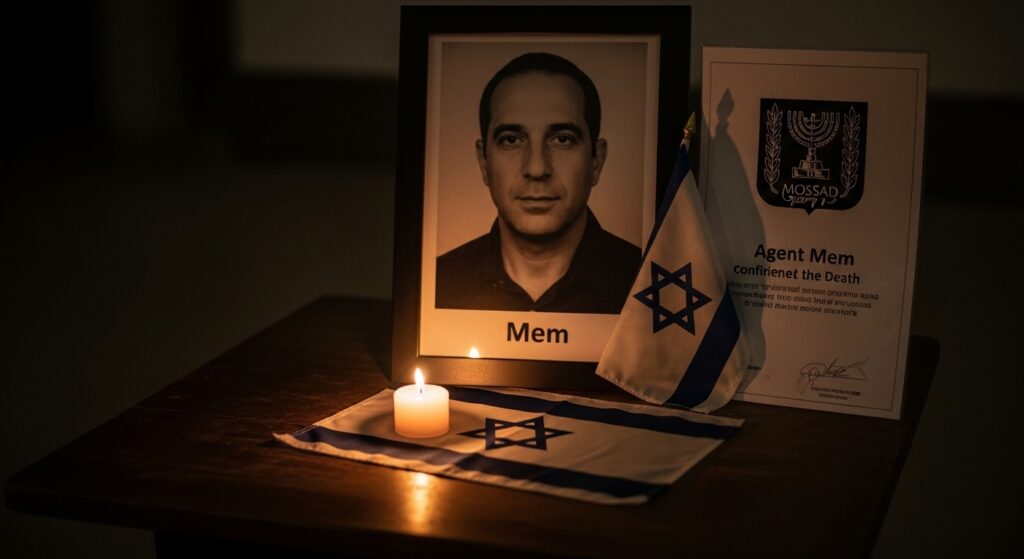 Mossad memorial ceremony for agent killed during covert Iran operation