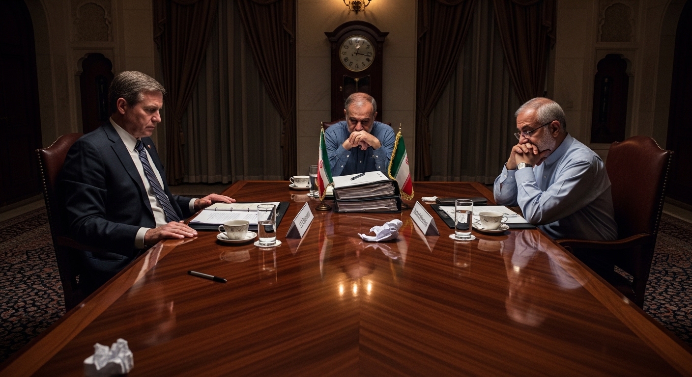 US Iran talks failure in Islamabad showing diplomatic meeting and discussion over Strait of Hormuz tensions