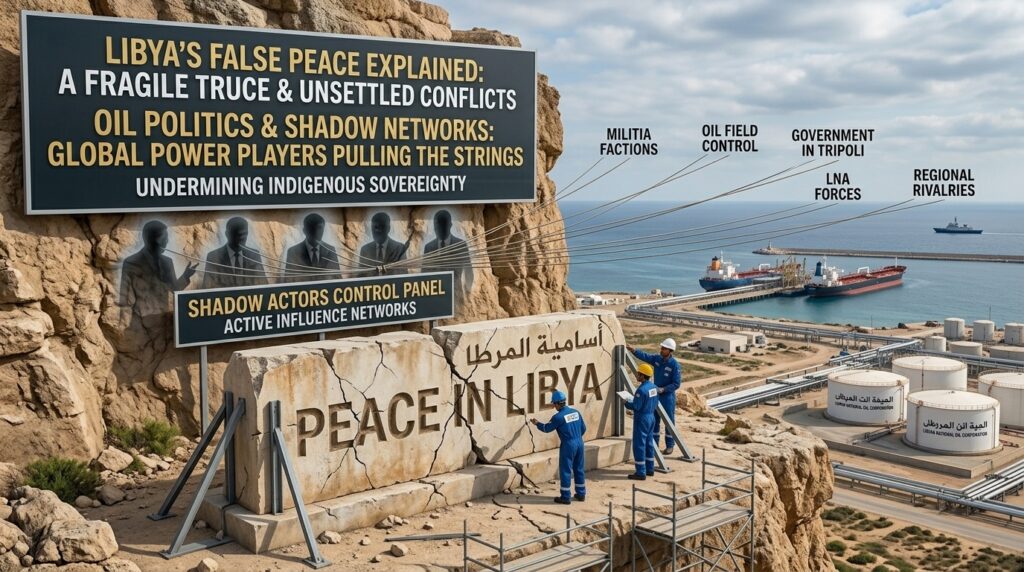Libya false peace Tripoli Haftar oil conflict political divide