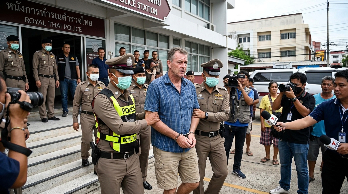 Australian Arrested in Thailand as police investigate death of teenage girl near Pattaya