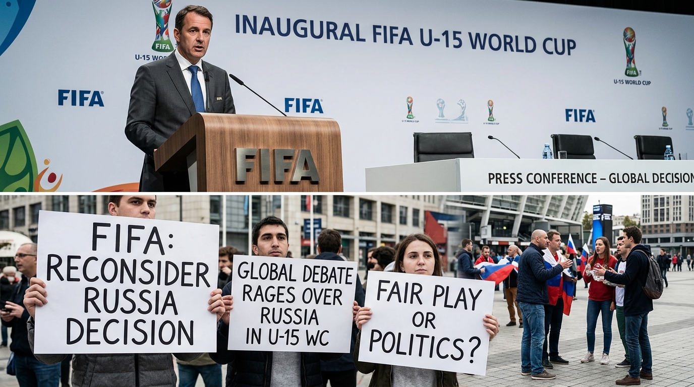 FIFA decision on Russia allows participation in inaugural U-15 World Cup amid global football debate