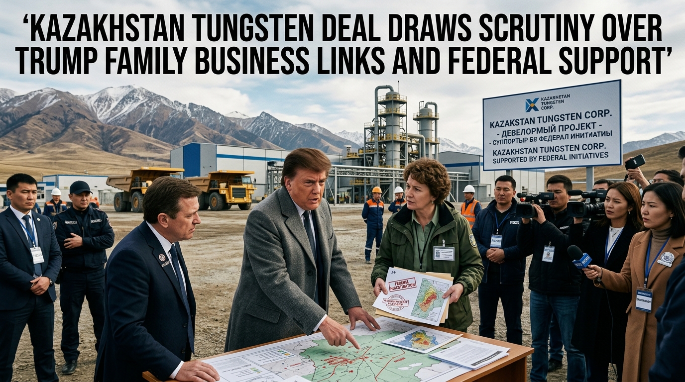 Kazakhstan tungsten mining project linked to U.S. critical minerals investment and federal funding discussions