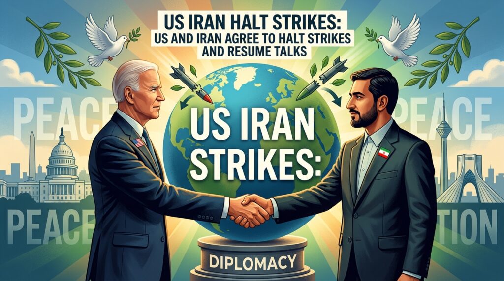 US and Iranian officials preparing for diplomatic talks in Qatar following an agreement to halt strikes and reduce tensions in the Strait of Hormuz