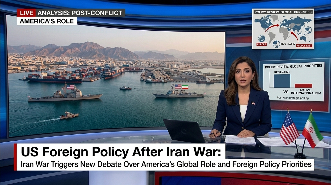 US Capitol and military assets symbolizing debate over US foreign policy after the Iran war and future global strategy.