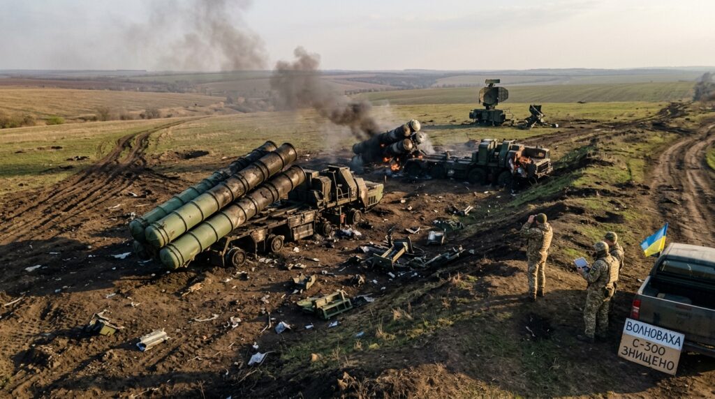 Ukraine destroys Russian S-300 launchers near Volnovakha during Spartan Brigade drone operation