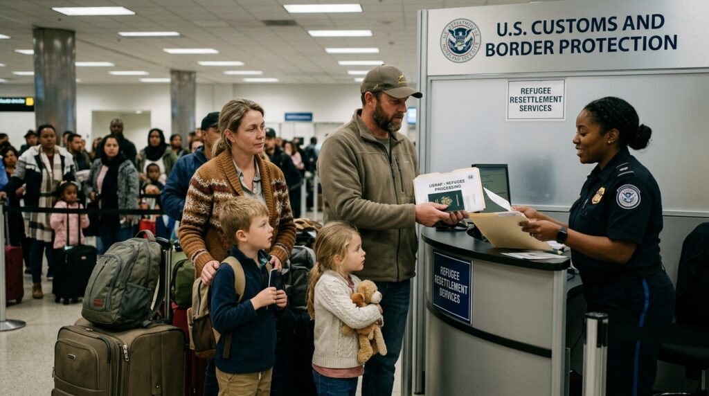White Afrikaners moving to the United States through refugee and employment visa programs